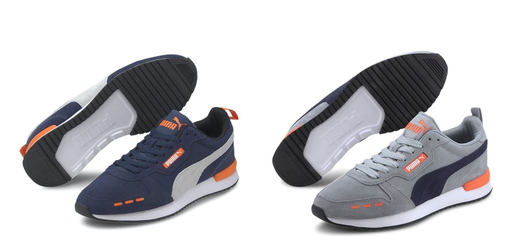 Puma R78 SD Uni Sneaker Low Top Turnschuhe Streetstyle, Größe:UK 7.5 - EUR 41 - 26.5 cm, Farbe:Blau (Peacoat)