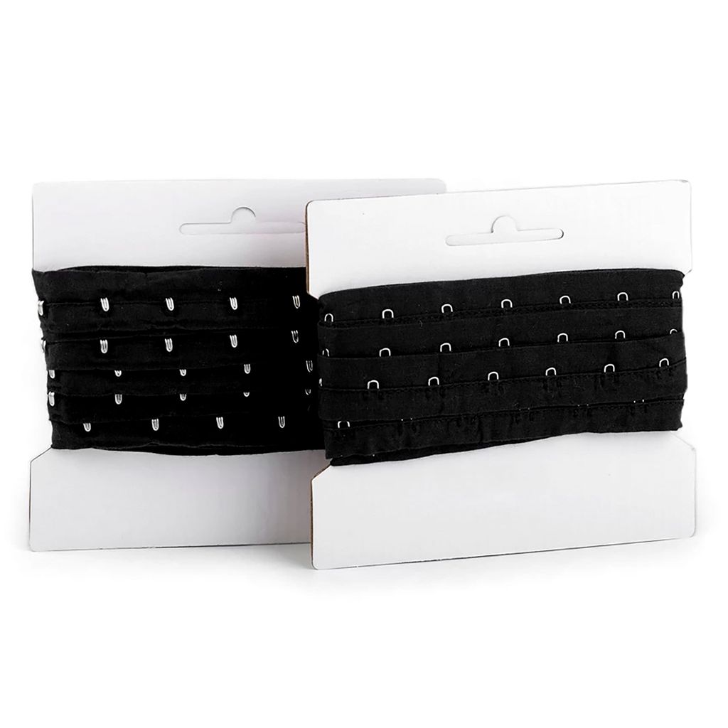 KUYLENT Haken Und Ösenband 4,5m - Einzelhaken, Weiß, Für Korsetts, Kleider, BH