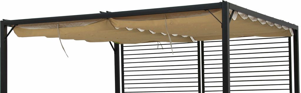 Grasekamp Ersatzdach für Flachdachpergola Venecia Beige