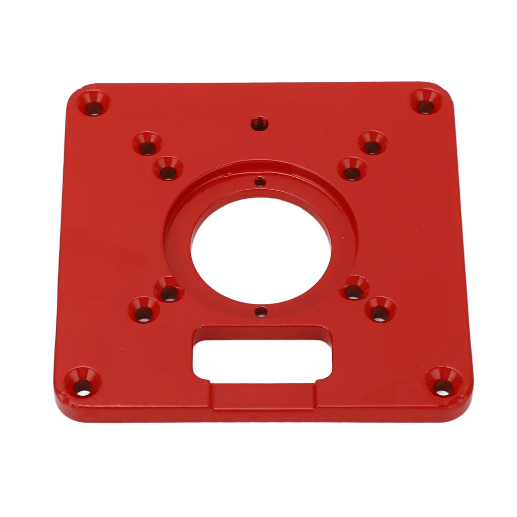 Piastra dell'inserto della tavola del router, piastra dell'inserto della tavola del router di alluminio, piastra dell'inserto della tavola del router universale, piastra della tavola del router dei banchi di lavorazione del legno, piastra dell'inserto di lavorazione del legno, piastra dell'inserto del router - 5