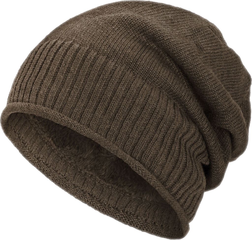 Merinowolle Beanie Mit Fleece-Futter - Warme Wintermütze Für Damen & Herren