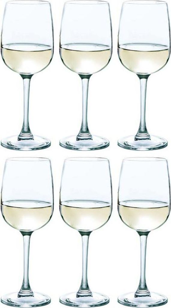 Luminarc Versailles Weinglaser - 6x - Weiswein - Glas - 280 ml