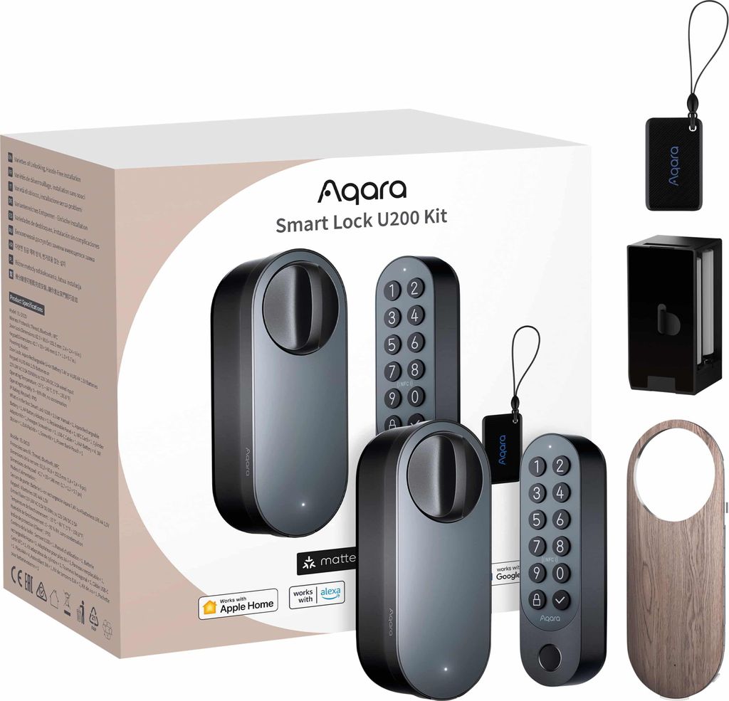 Serrure intelligente Aqara EL-D02D-B Serrure de porte Image du produit 