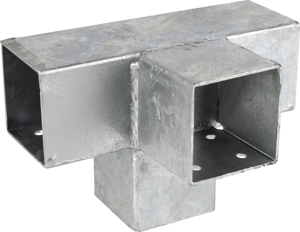 Pergola Eckverbindung mit Verlängerung für 7 x 7 cm Pfosten Produktbild 