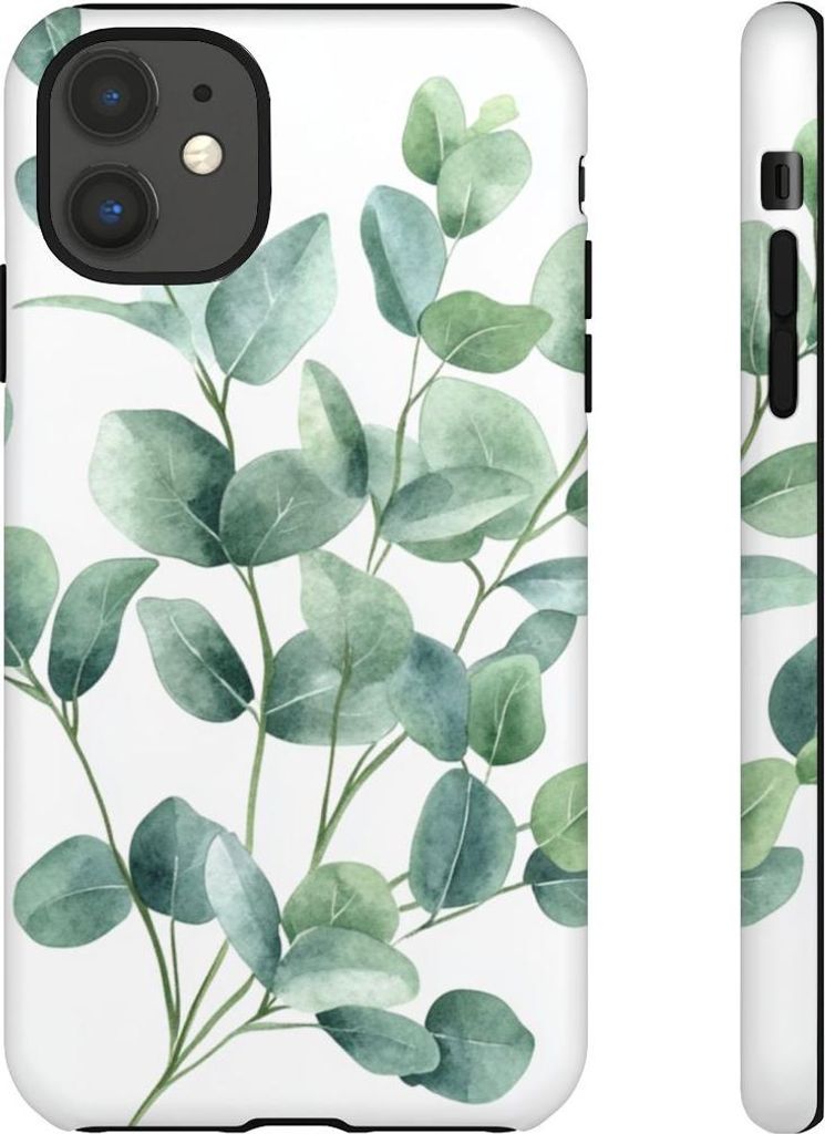 Aquarell-Eukalyptus – Hülle Kompatibel mit iPhone 11