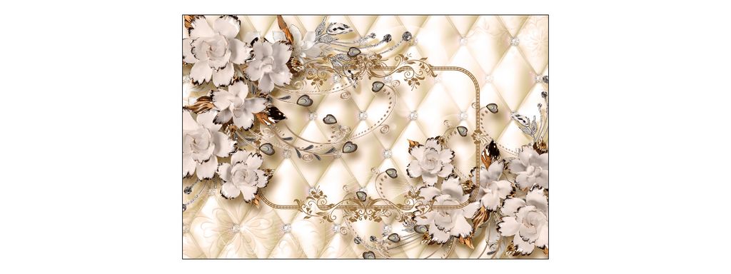 Muralo Fototapete Blumen 360 (B) x 240 (H) cm Vlies Tapete Wandtapeten Wohnzimmer Schlafzimmer moderne Wandbilder XXL Pflanzen Natur Wand Dekoration