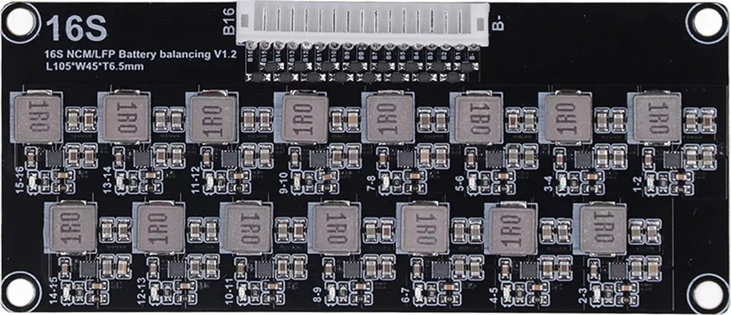 Carte d'équilibrage de batterie active 16S pour systèmes Li-ion LifePo4