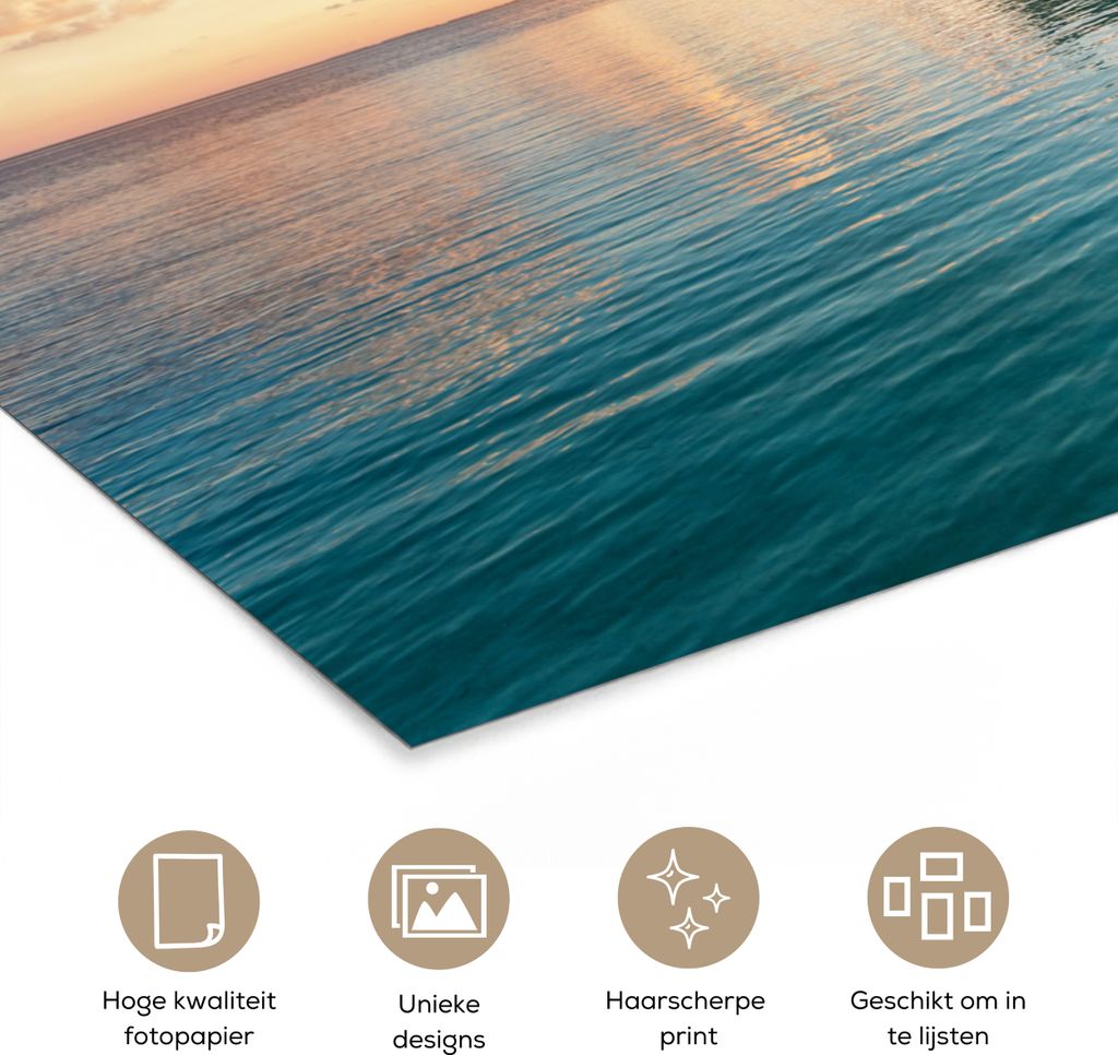 MuchoWow Poster Strand - Meer - Insel - Tropisch 90x60 cm - Schlafzimmer