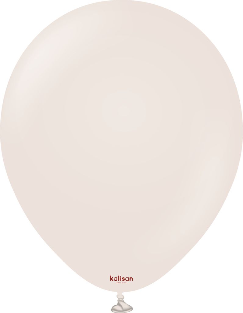 Kalisan White Sand Latexballons, Creme 30 cm, 100 Stk.