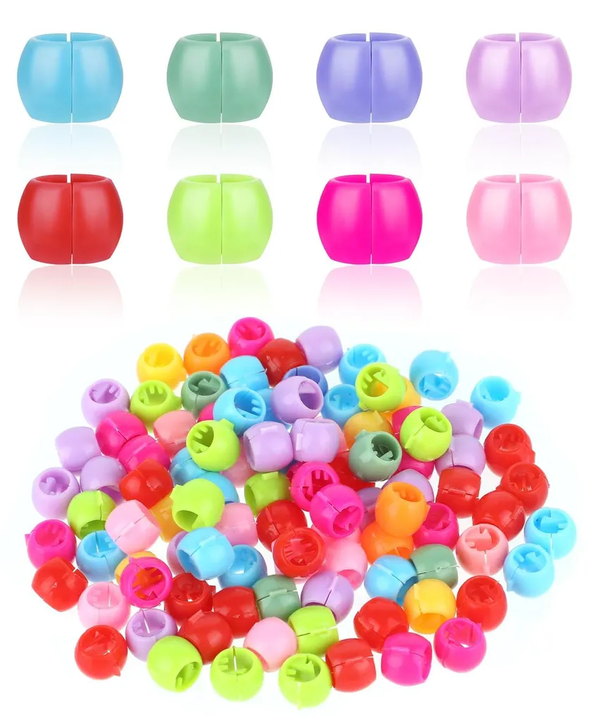 Anti-glisse : 100 Barrettes à Perles pour Fixer les Cheveux des Enfants