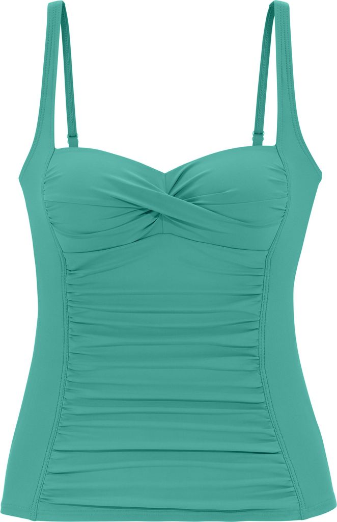 LASCANA Tankini-Top türkis Größe 46 Cup D