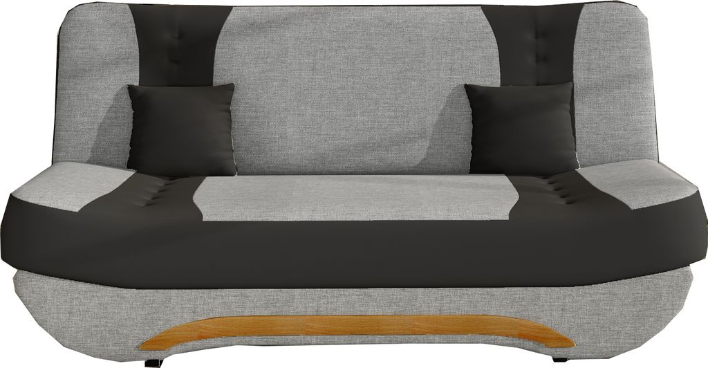 Sofa mit Schlaffunktion und Bettkasten, Couch für Wohnzimmer, Schlafsofa Federkern Sofagarnitur Polstersofa Wohnlandschaft mit Bettfunktion -194 x...
