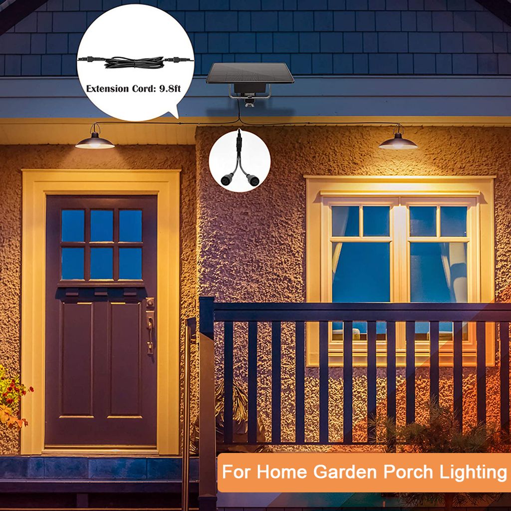 Solarlampe Außen Solar Hängelampe Warmweiß IP65 Produktbild 7