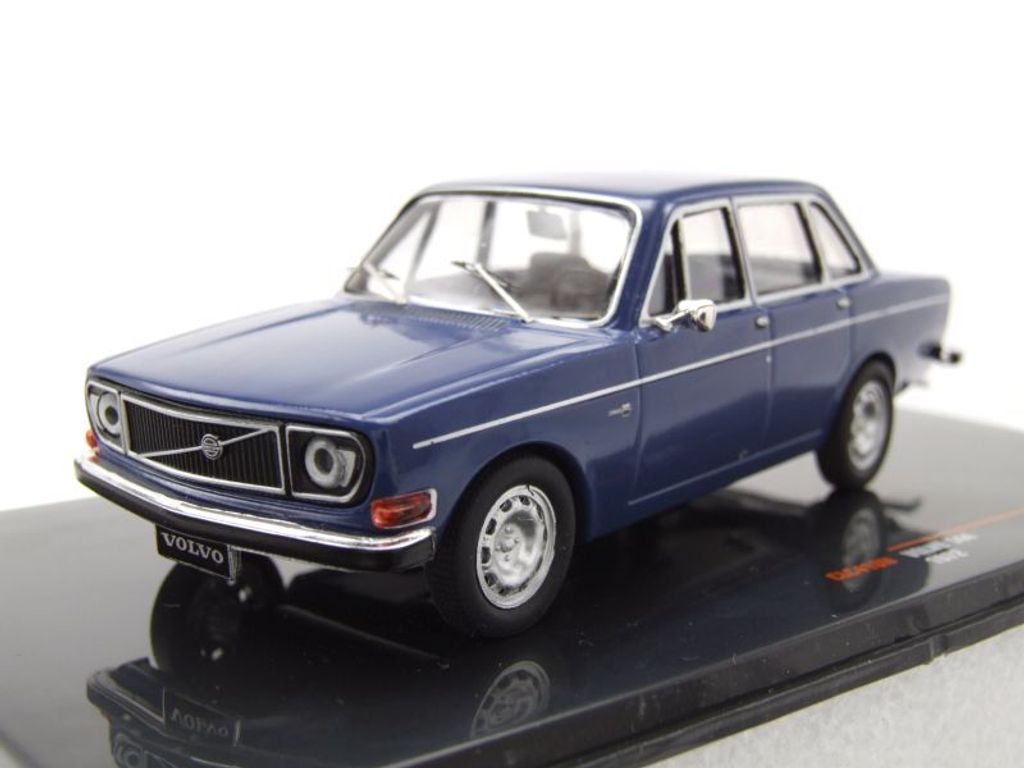 Volvo 144 1972 dunkelblau Modellauto 1:43 ixo models