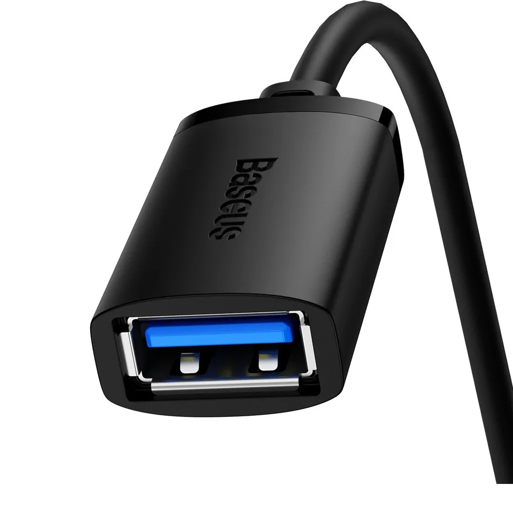 Cavo Prolunga USB 1.5m Baseus AirJoy - Estensione USB 2.0 Nera - 4