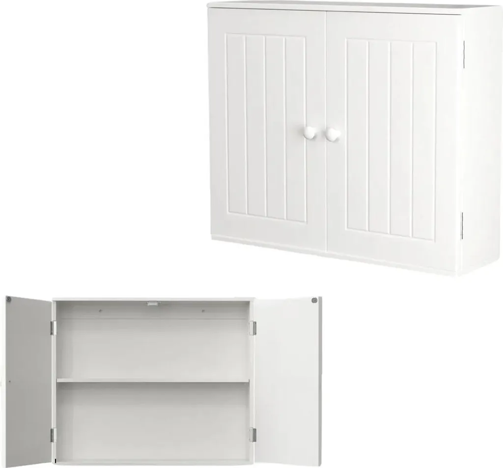 Armoire murale double porte pour résoudre le manque de rangement