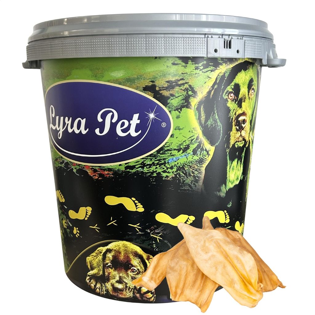 100 Stk. Lyra Pet® Rinderohren ca. 2 kg in 30 L Tonne Produktbild 