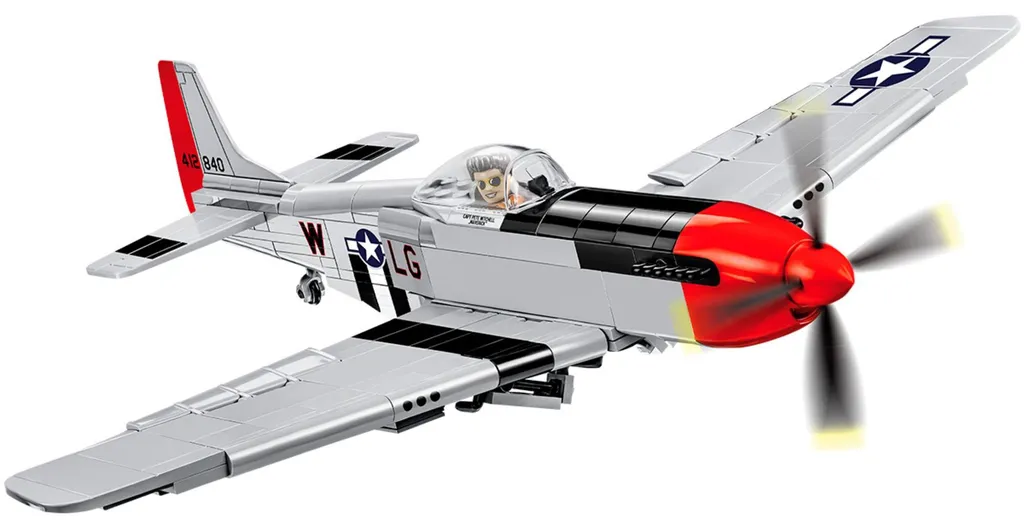 P-51D Mustang COBI Échelle 1:32 - Avion de Guerre avec Hélice Tournante