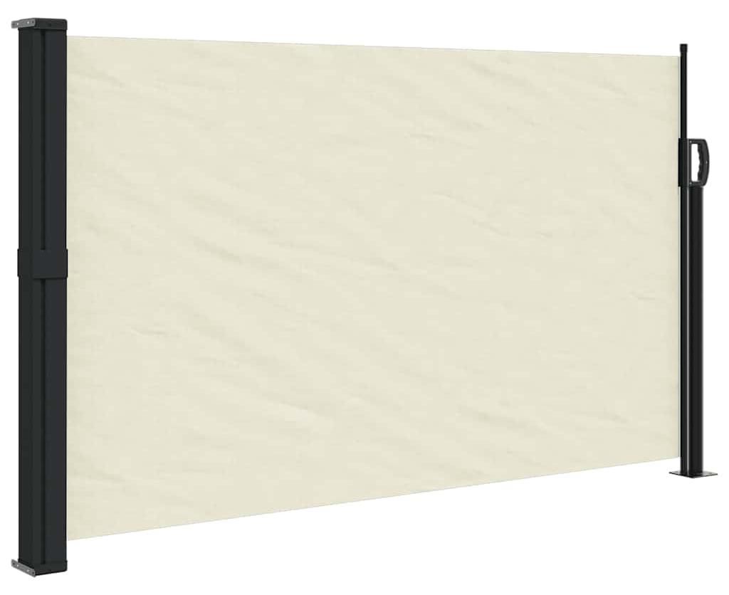 vidaXL Seitenmarkise Ausziehbar Creme 117x300 cm Produktbild 