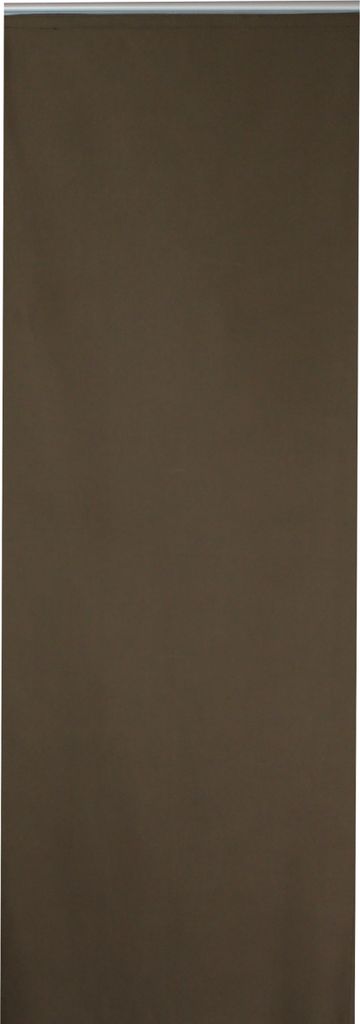 Flächenvorhang Braun dunkel 60x245 cm blickdicht einfarbig Schiebegardine Gardine Raumteiler Paneelwagen