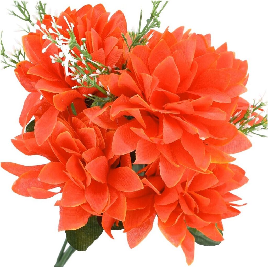 Dekolo Künstliche Blumen Blumensträuße Dahlien Deko Pflanzen