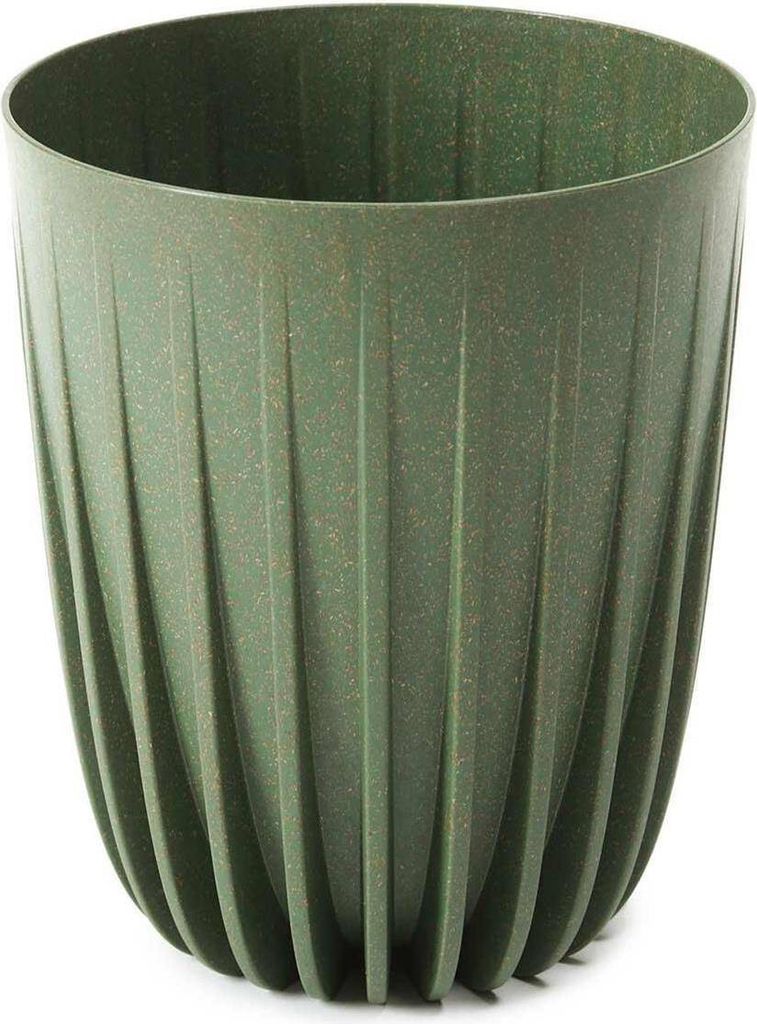 HowHomely Blumentopf Rund 46 cm Höhe, Pflanzkübel, Grün Übertopf für garten balkon