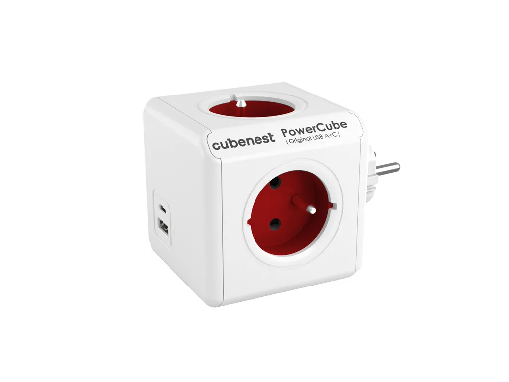 Multipresa Cubo Cubenest Powercube - 4 Prese Sicure + USB-C PD 20W