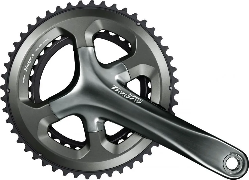 Pédalier compact Shimano Tiagra FC-4700 165mm rigide et performant 10V