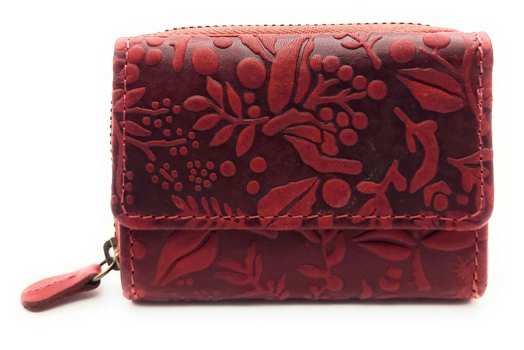 Hill Burry Mini echt Leder Damen Geldbörse Portemonnaie Produktbild 