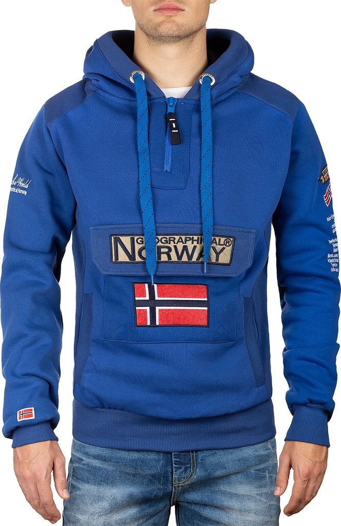 Geographical Norway Herren Pullover Gymclass Blue S