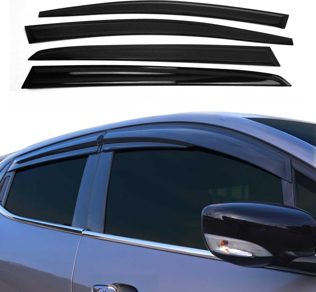 2003-2009 VW Golf mk5 owiewka przeciwdeszczowa czarny akryl Zdjęcie produktu 