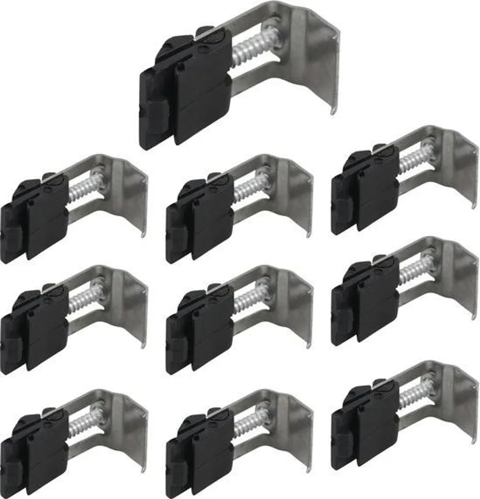Support évier sous plan inox - Clips réglables pour pose facile