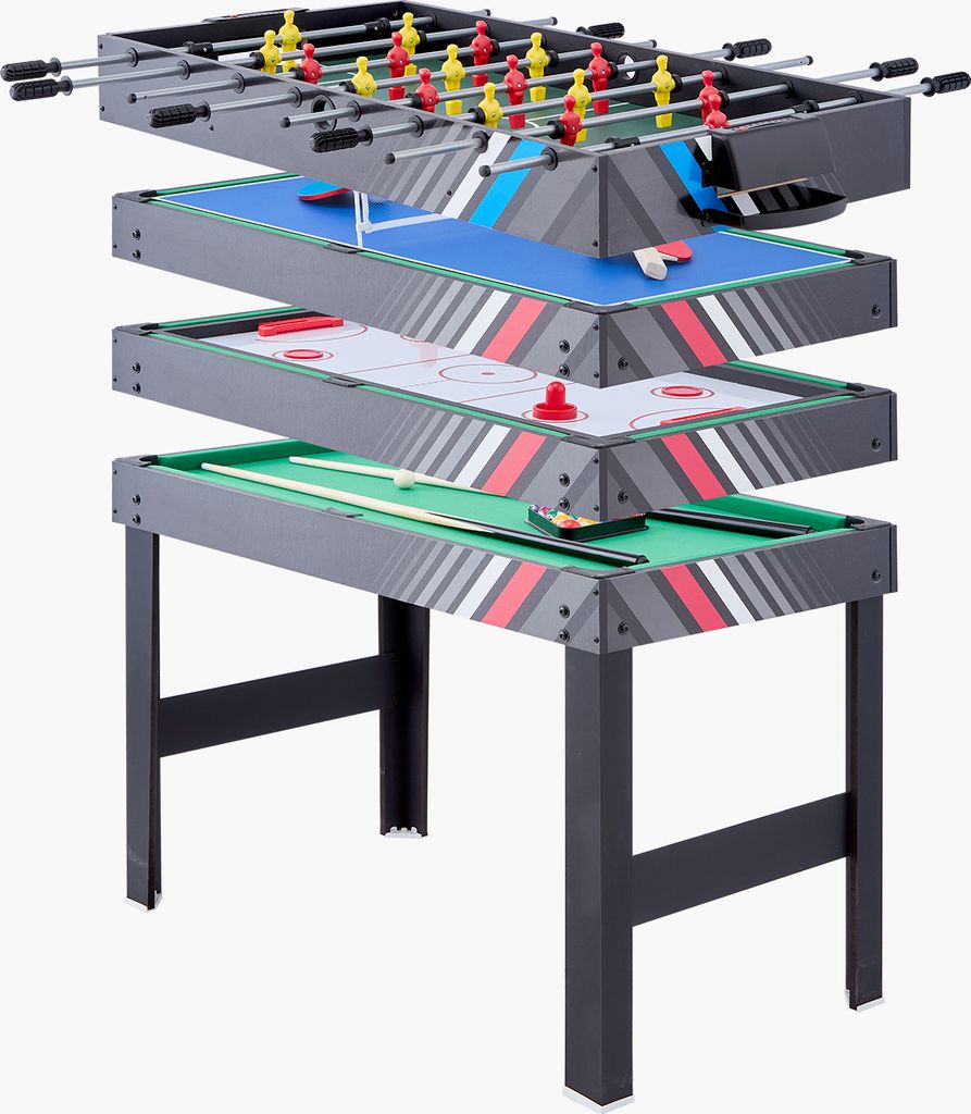 VEVOR 4 in 1 Kombi-Spieltisch-Set Airhockey-Tisch (122 cm), Produktbild 