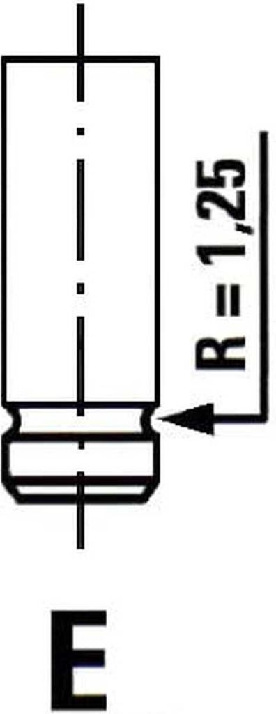 FRECCIA Auslassventil Artikel: R6427/RNT