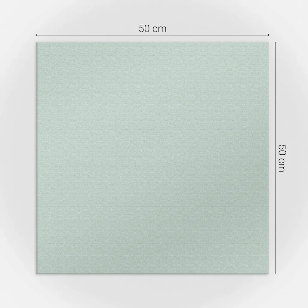 Pannelli Murali 3D Verde Professionale per Negozi e Uffici 50x50 - 4