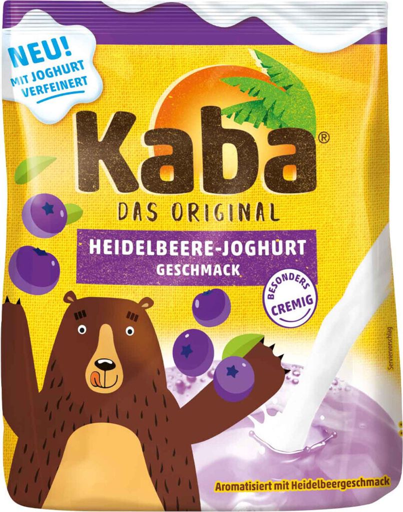 Kaba Getränkepulver Heidelbeere Joghurt Milchmixgetränk Produktbild 