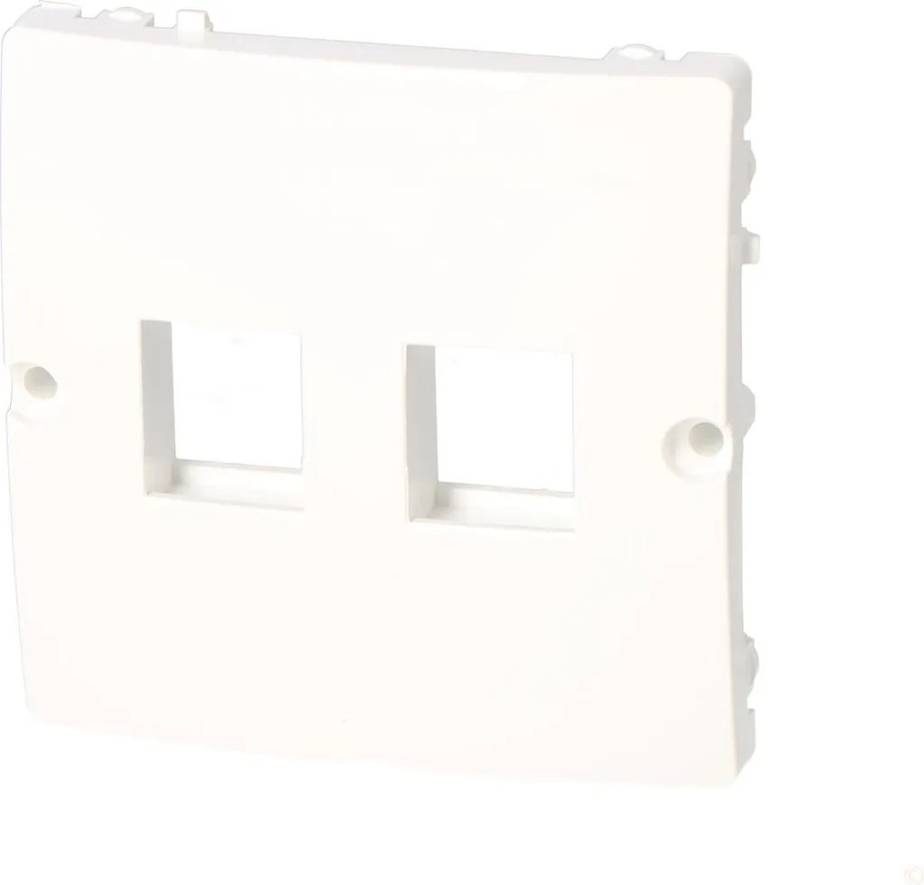 Plaque de finition Kontakt-Simon BMGK1P/11 gamme Basic blanc 67 mm - 3