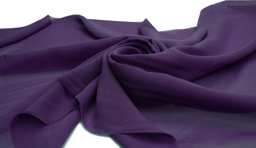 Glatter Chiffon, Voile-Stoff, Violett, 50 x 150 cm Produktbild 
