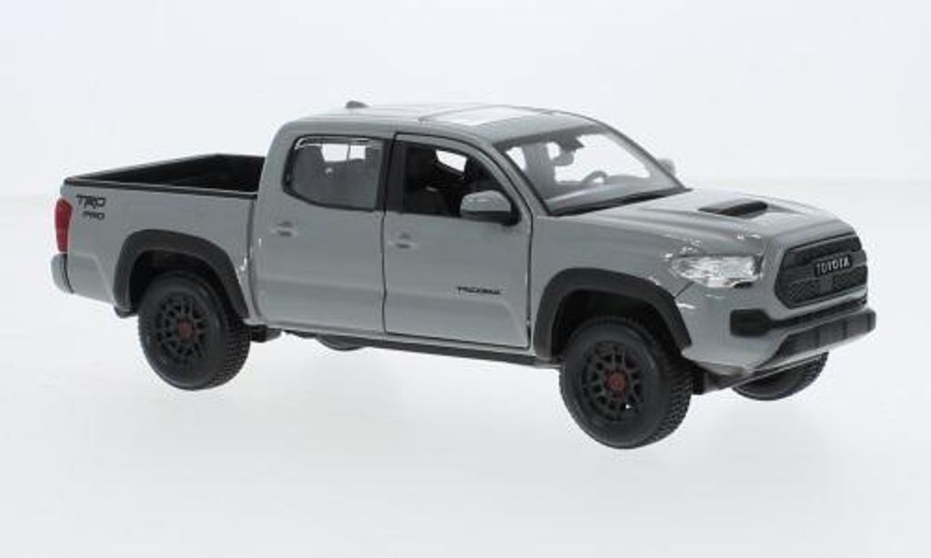 Maisto MAI32910GREY - 1/24 - Toyota Tacoma TRD PRO, hellgrau, 2021 - Neu