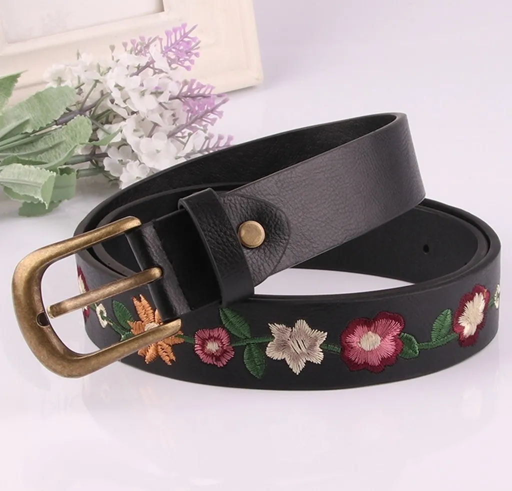 Trend Allerta: Cintura Flowers Nera 110cm KP12629 - Must Have 2026