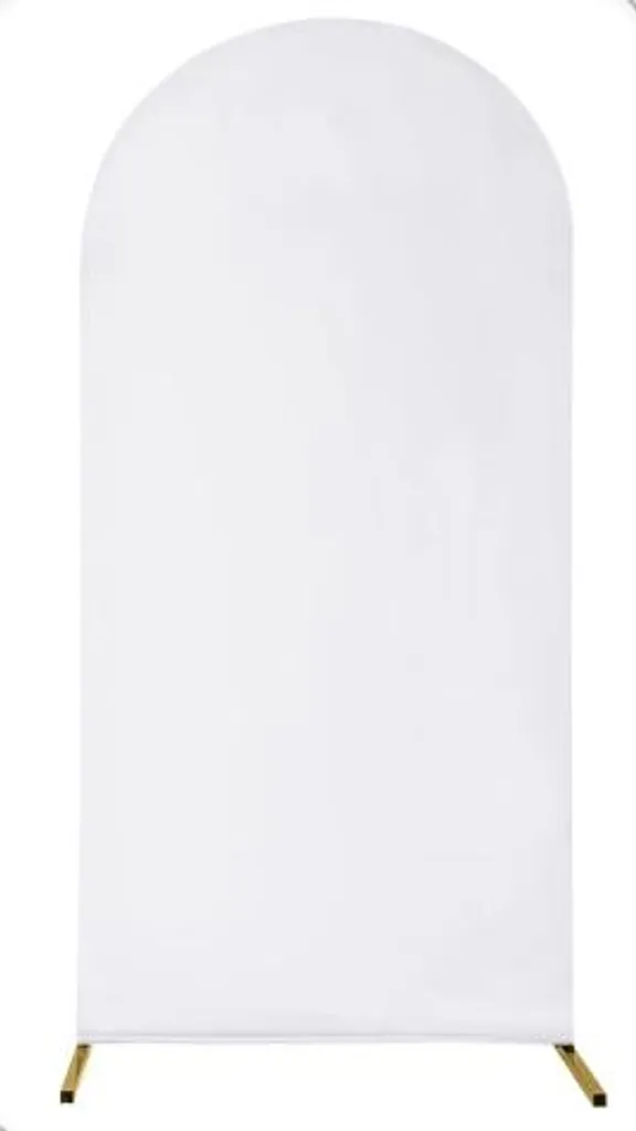 Housse extensible blanche pour arche 1x2m tissu opaque haute densité DIY
