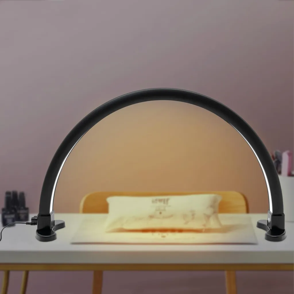 Lampe bureau noir avec variateur d'intensité et lumière modulable