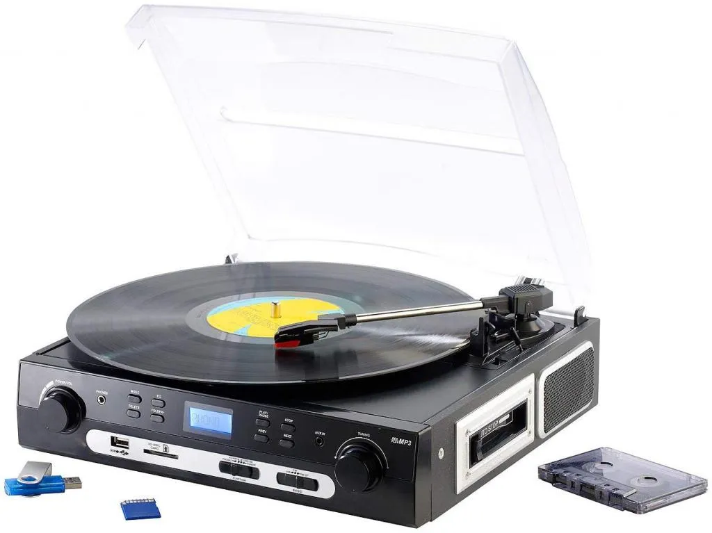 Comment numériser des vinyles rayés ? Tourne-disque Q-Sonic Pro 10 MP3 - 2