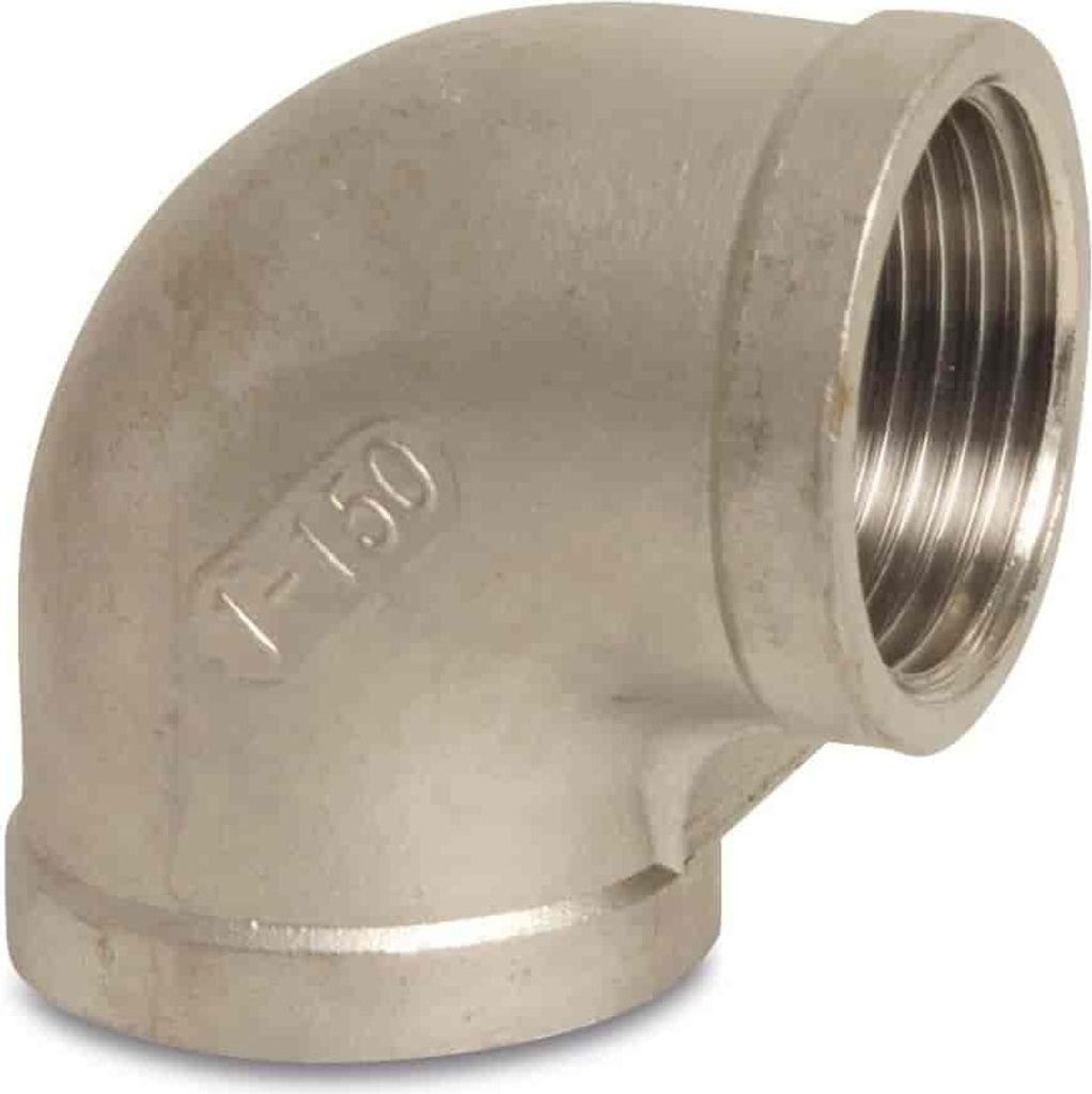 Gewindefitting Edelstahl Winkel 90° 2" IG