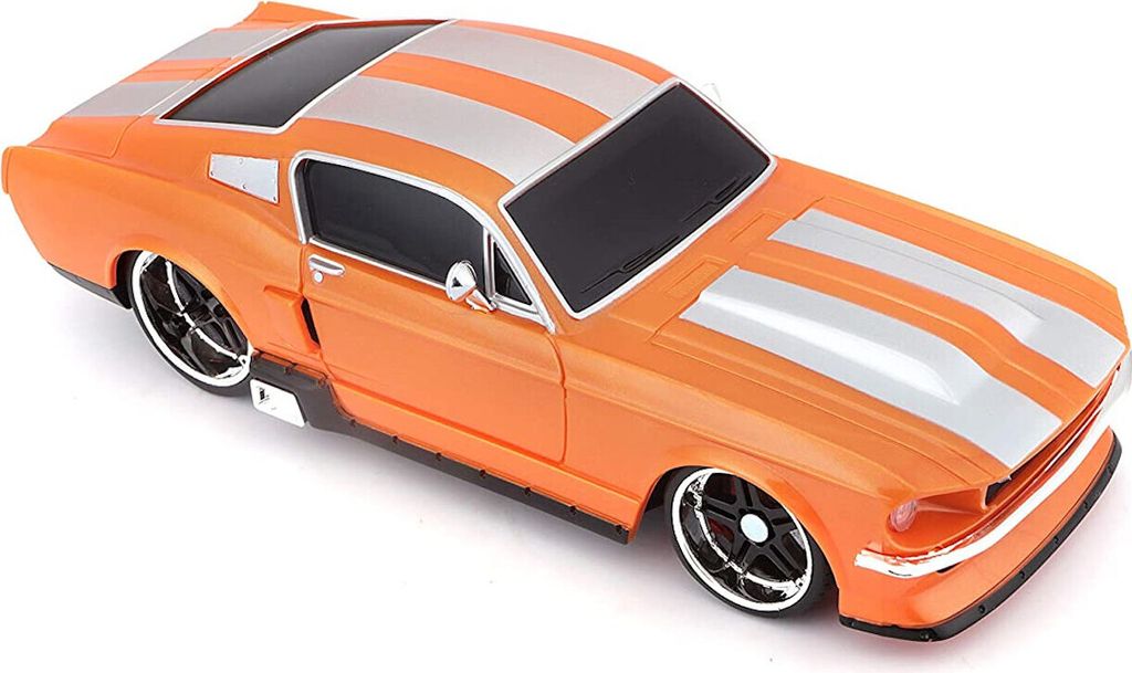 Maisto Tech 81061-1 - Ferngesteuertes Auto - Ford Mustang GT '67 (orange, Maßstab 1:24)