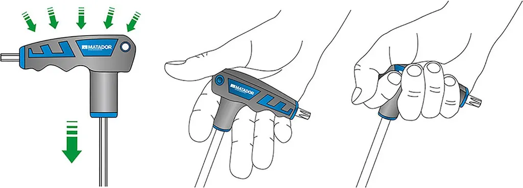Cacciavite Offset TX 5 con Impugnatura a T - TORX Professionale - 2