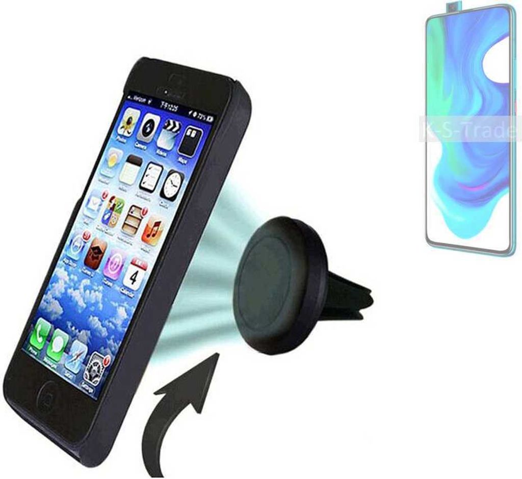 K-S-Trade Kompatibel mit Xiaomi Poco F2 Pro Auto Handy Halterung KFZ Halter Lüftungsgitterhalterung Air Vent mount Smartphone Halter