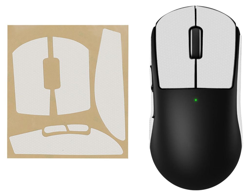 kwmobile Gaming Maus Grip Tape für Logitech G Pro Wireless 2 / Wireless 3 Mouse Grip Tape - Rutschfestes Griffband für PC Maus - Weiß