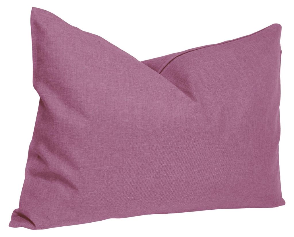 Kissenbezug 30x50 cm lila hell Struktur Leinenoptik Kissenhülle für Dekokissen