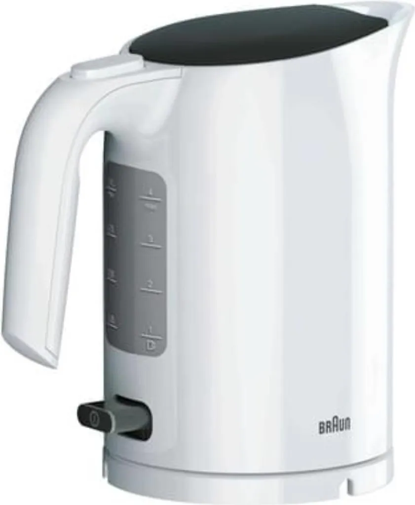 Braun PurEase WK3000WH Bouilloire électrique compacte 1L Puissance 2200W